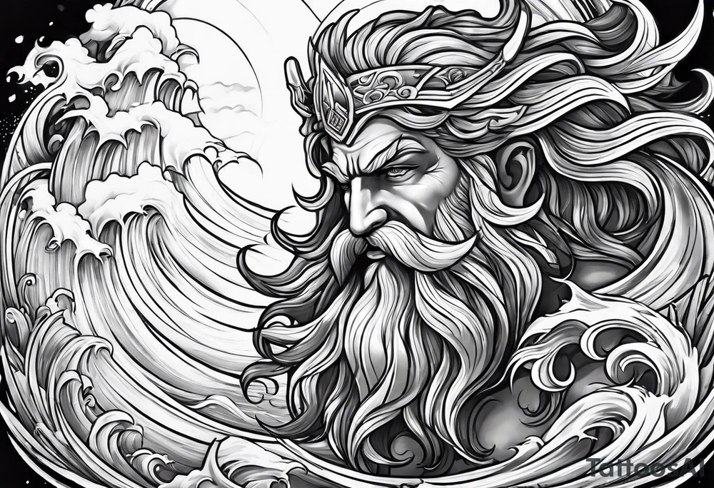 poseidon tattoo idea