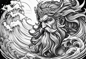 poseidon tattoo idea