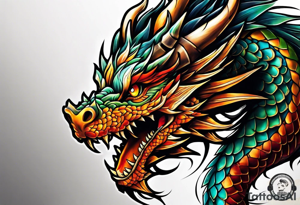 dragon tattoo idea