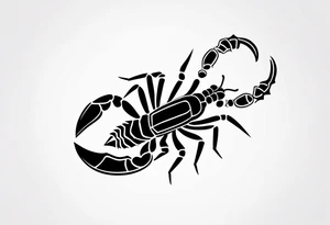 small scorpion tattoo idea