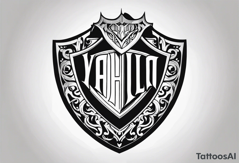 Valhalla shield tattoo idea