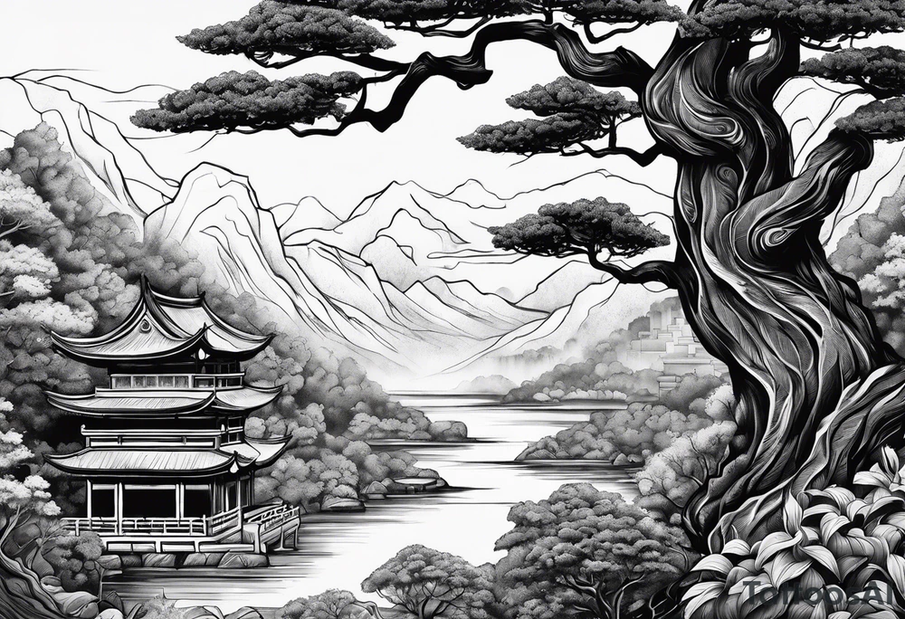Homg Kong semester abroad at CityU and some trees and the number 6 carved in one tree tattoo idea