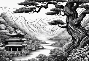 Homg Kong semester abroad at CityU and some trees and the number 6 carved in one tree tattoo idea