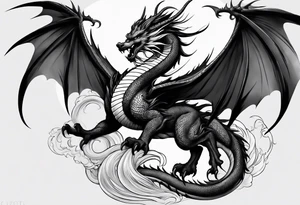 Chinese dragon, ares tattoo idea