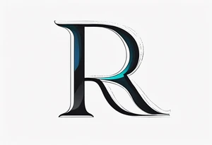 letter r tattoo idea