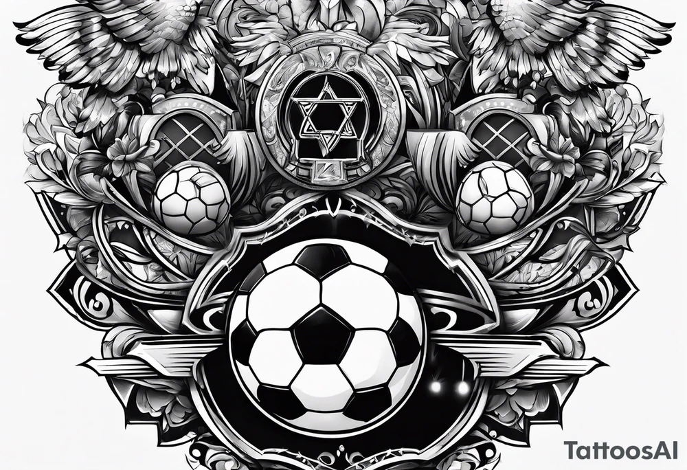 I want to be some thing like the way to the glory in soccer tattoo idea