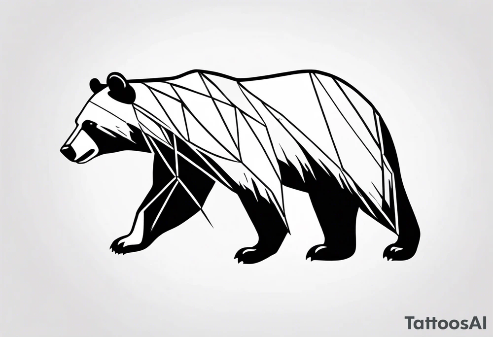 small bear tattoo idea