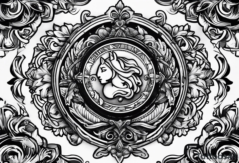 smashed penny of Fort Worth Texas tattoo idea