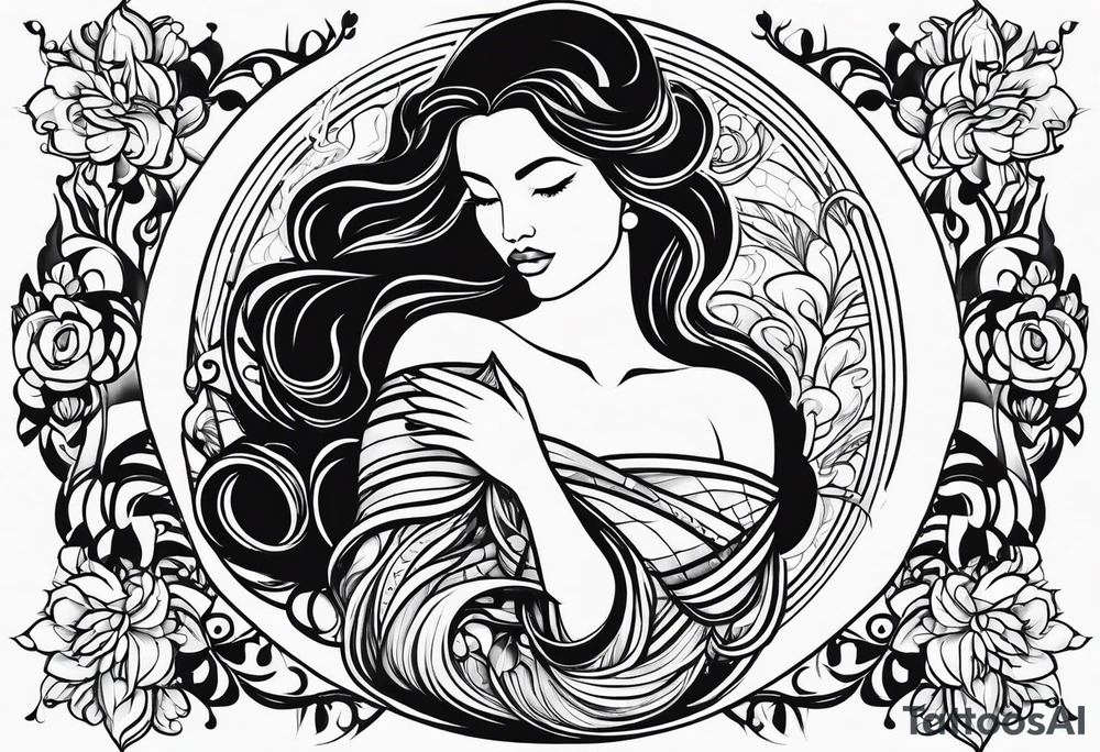 powerful but simple statement about motherhood tattoo idea