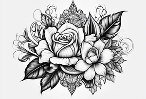 just the number 808 tattoo idea