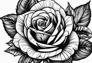 Gun bullet with rose tattoo idea