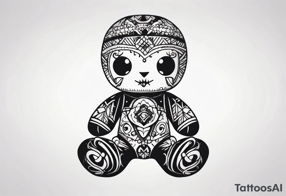 voodoo doll tattoo idea