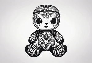voodoo doll tattoo idea