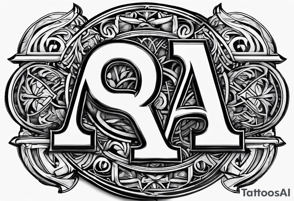 Letters ALA GAA
Roman Numeral tattoo idea