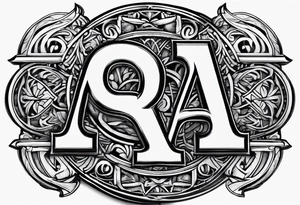 Letters ALA GAA
Roman Numeral tattoo idea