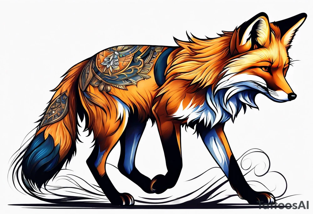 fox practicing law tattoo idea