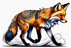 fox practicing law tattoo idea