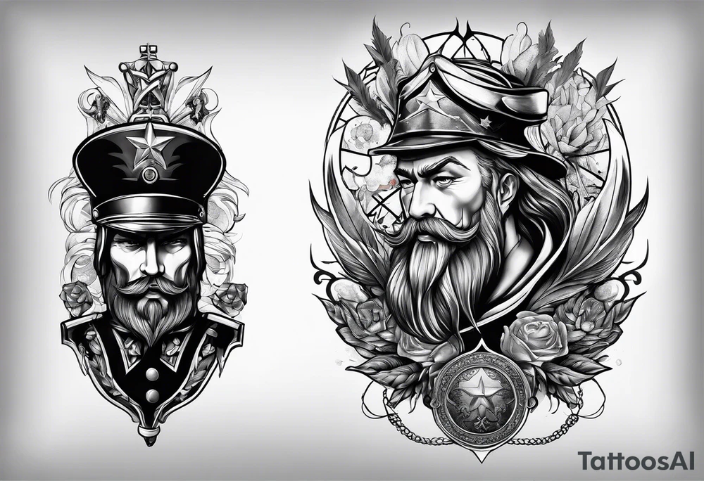 Art showing War tattoo idea