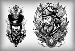 Art showing War tattoo idea