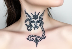 Small Medusa tattoo idea
