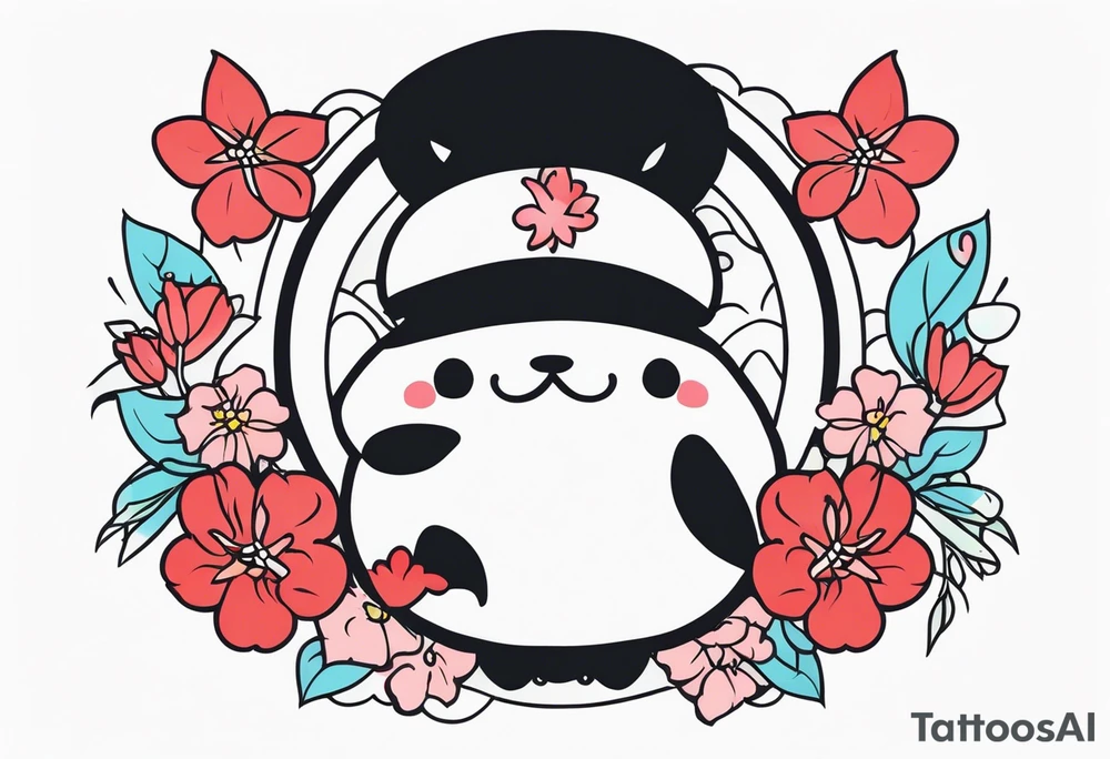 kawaii japanese bad ass tattoo idea