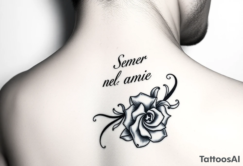 Sempre nel mio cuore
Female neck tattoo (right side) tattoo idea