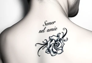 Sempre nel mio cuore
Female neck tattoo (right side) tattoo idea