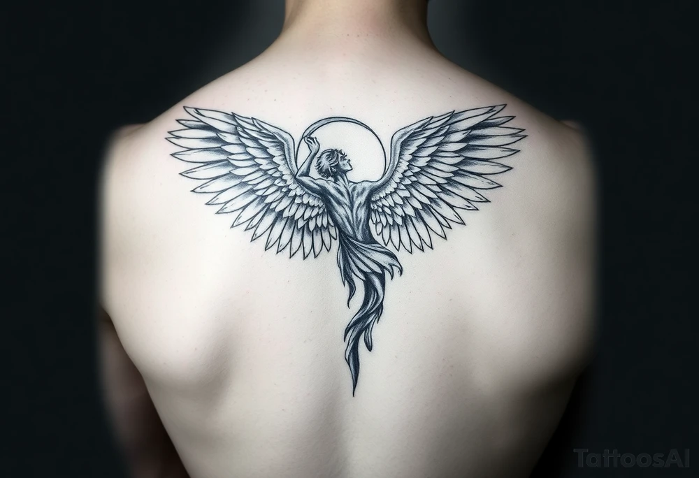 Angel tattoo idea