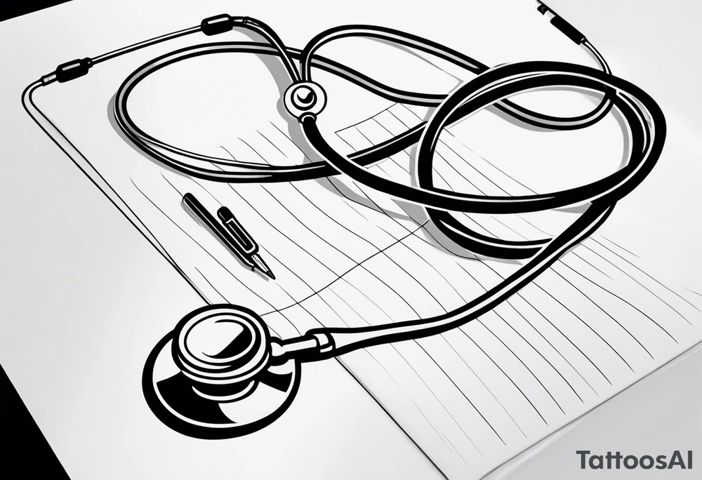 CPA
, STETHOSCOPE tattoo idea