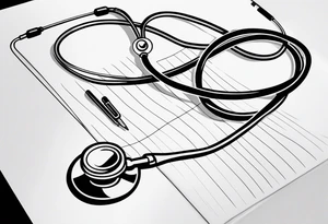 CPA
, STETHOSCOPE tattoo idea