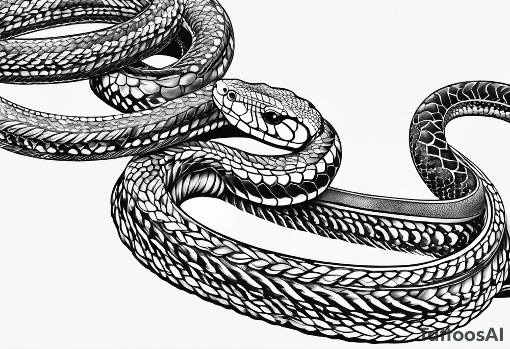 I want a snake tattoo tattoo idea