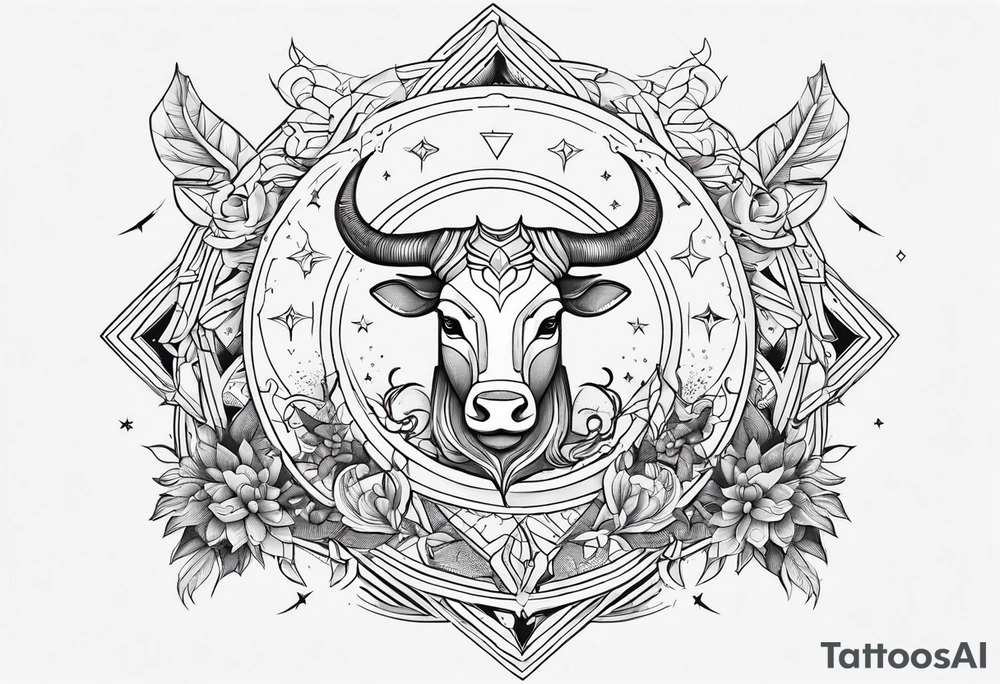 Taurus sun Aquarius moon Scorpio rising tattoo idea