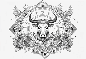 Taurus sun Aquarius moon Scorpio rising tattoo idea