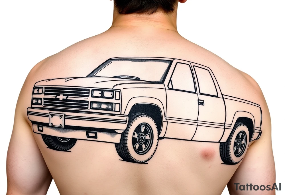1993 Chevy Silverado 1500 tattoo idea