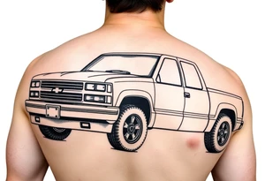 1993 Chevy Silverado 1500 tattoo idea