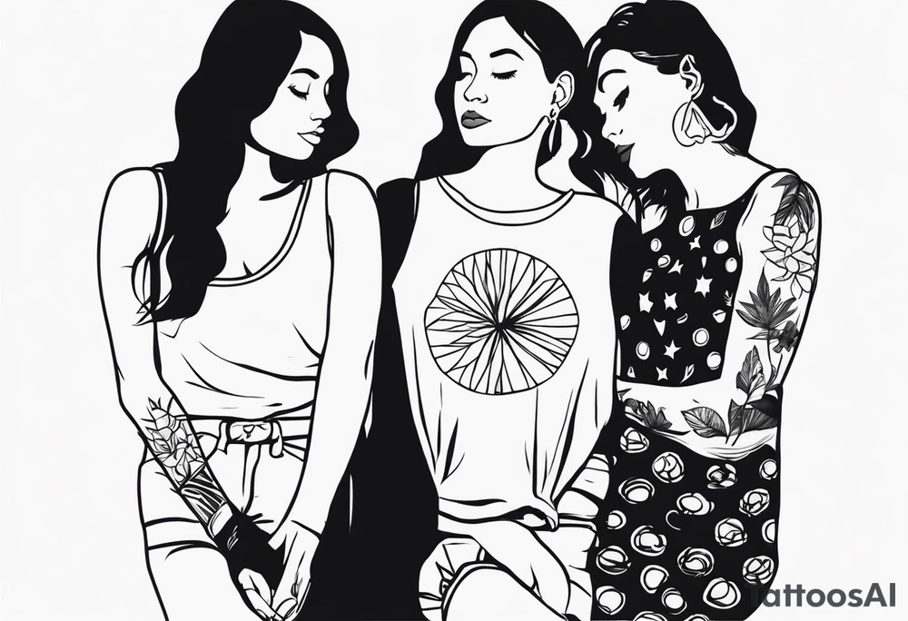 Tattoo for best friends tattoo idea