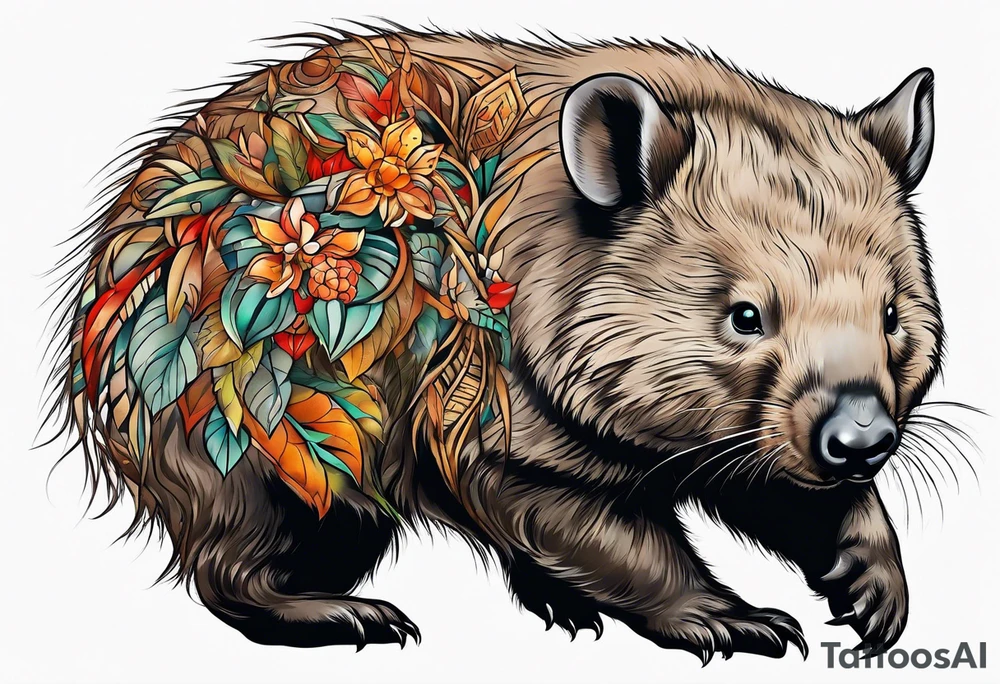 wombat tattoo idea