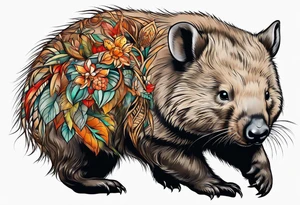 wombat tattoo idea