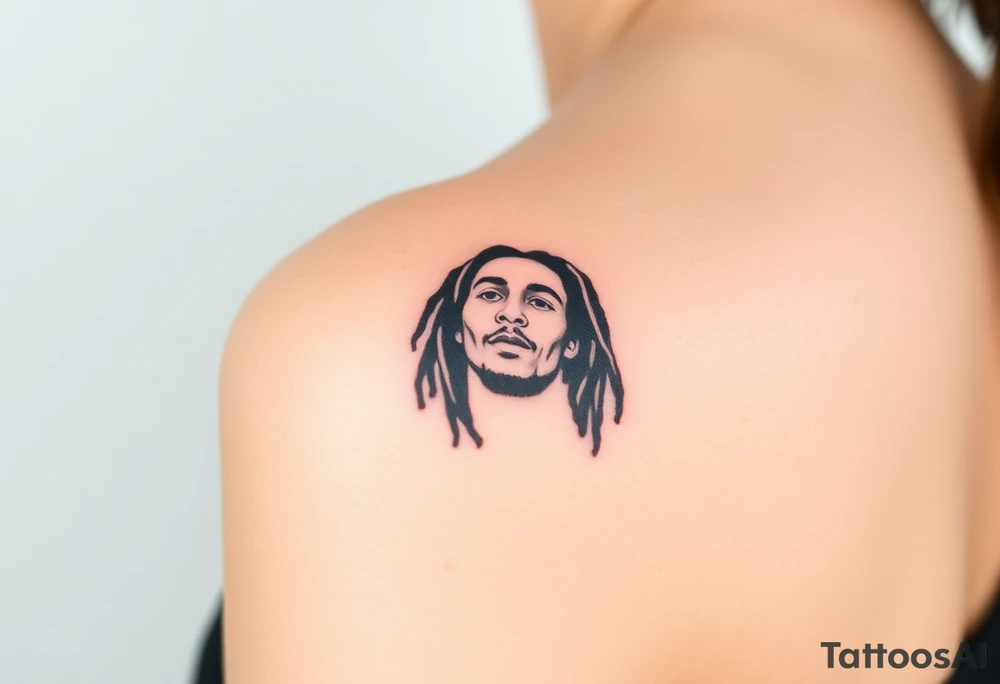 bob marley tattoo idea