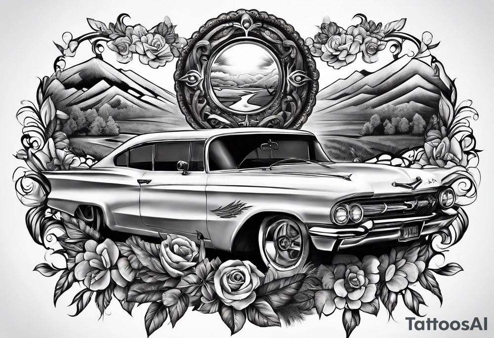 Texas full sleeve tattoo idea