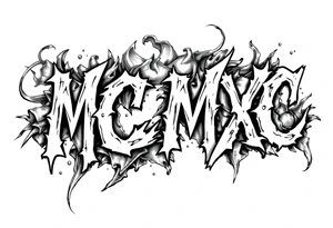 “MCMXC” tattoo idea