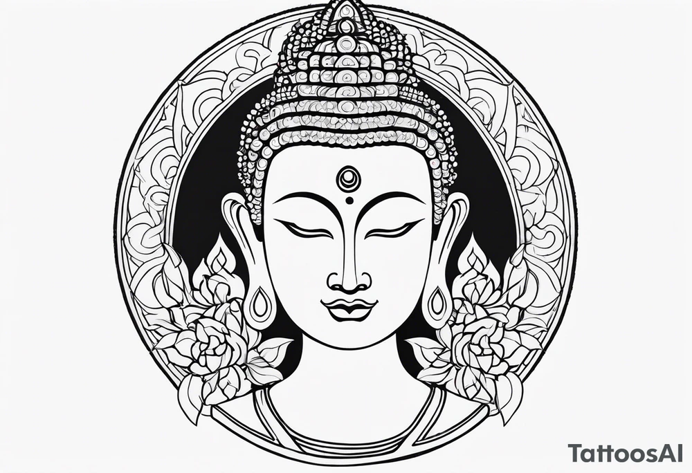 Tara Buddhism tattoo idea