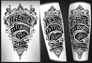 Lifesound tattoo idea