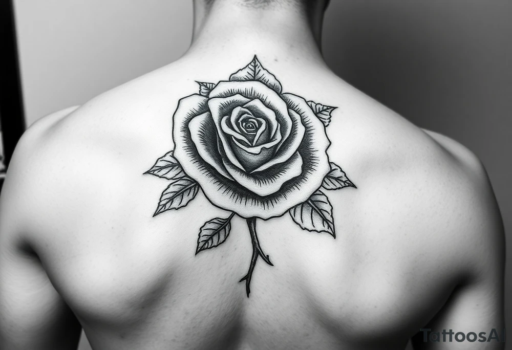 Tudor rose tattoo idea