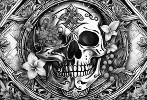 hard way to get money tattoo idea