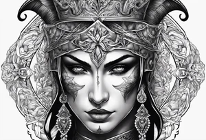 lucifer tattoo idea