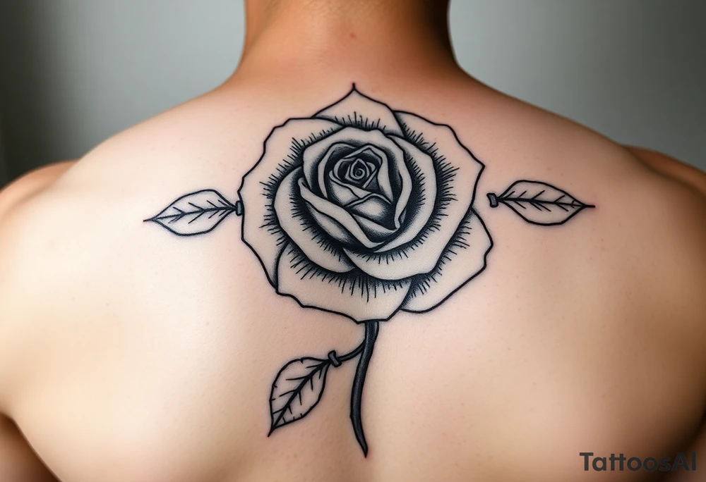 Tudor rose tattoo idea