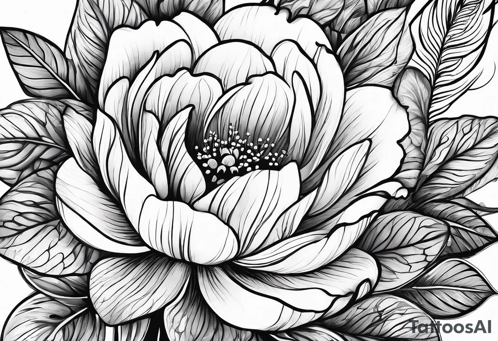 flowers tattoo idea