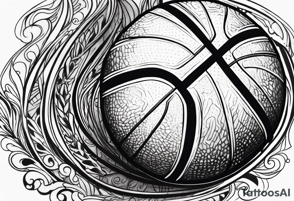 Basketball tattoo idea