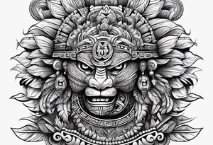 Aztec,  Quetzacoatl, sleeve tattoo idea
